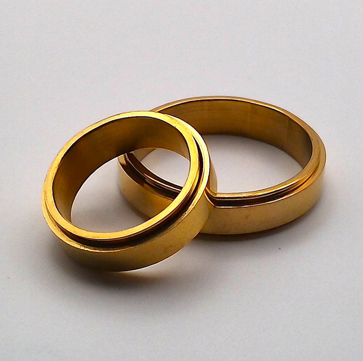 Gold Spin Ring