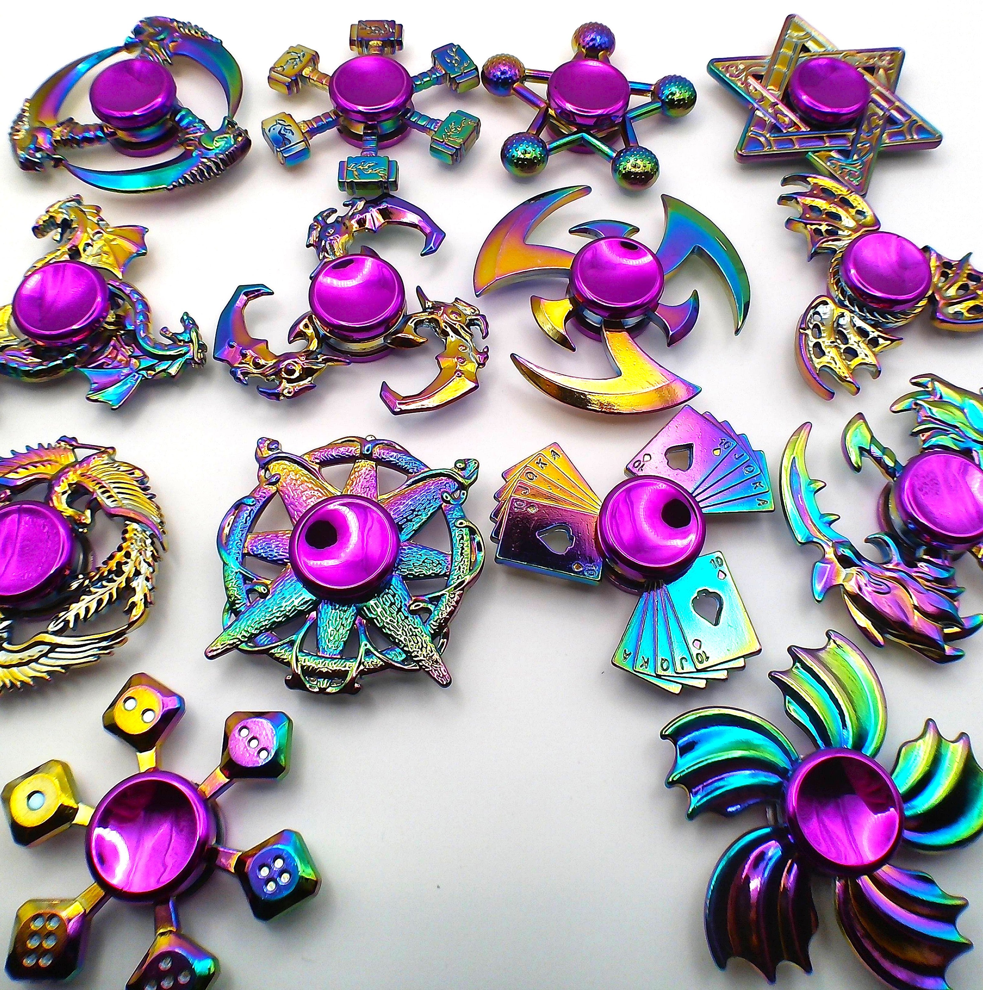 Oil Slick Alloy Spinners