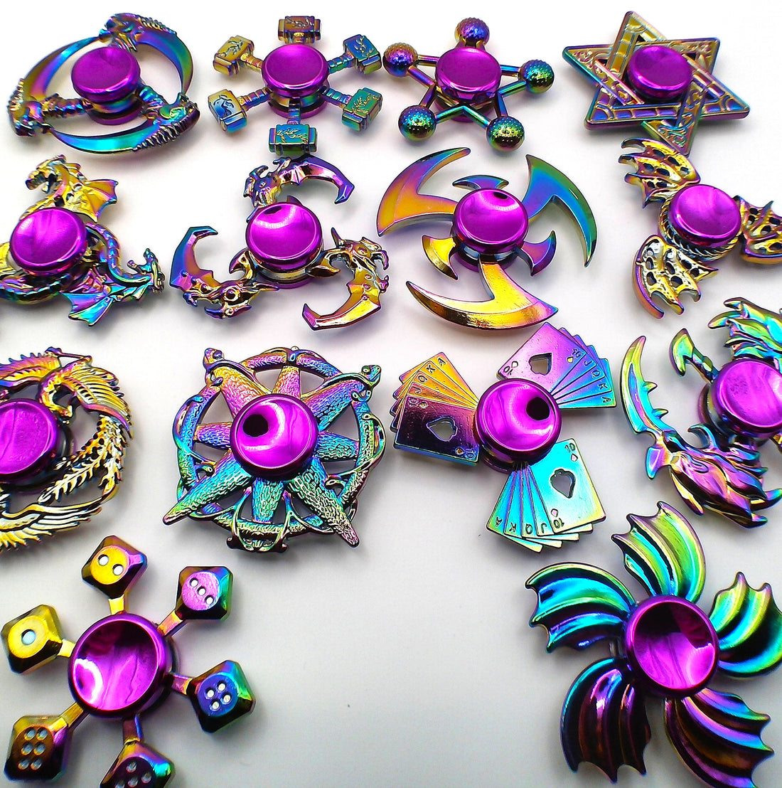 Oil Slick Alloy Spinners
