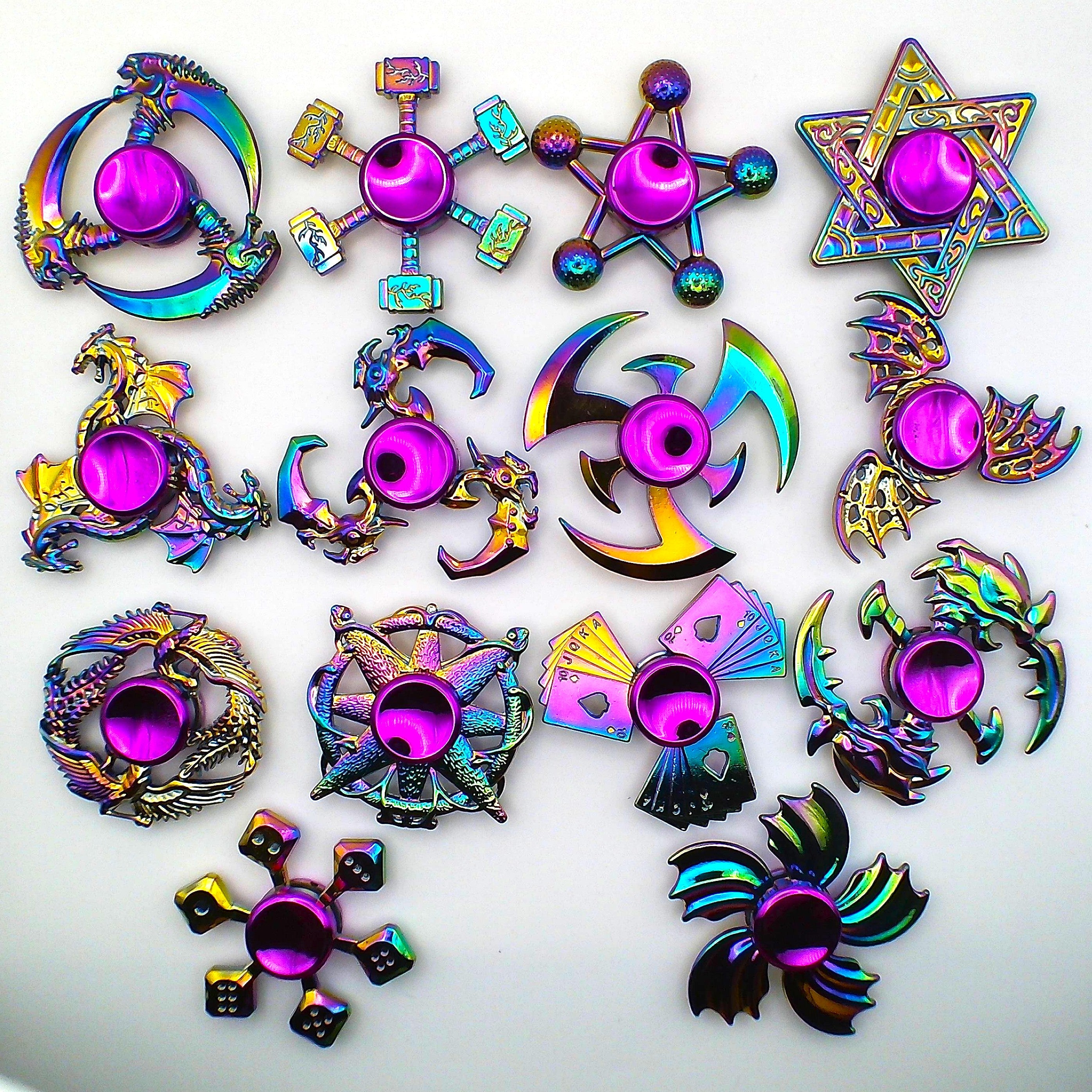 Oil Slick Alloy Spinners