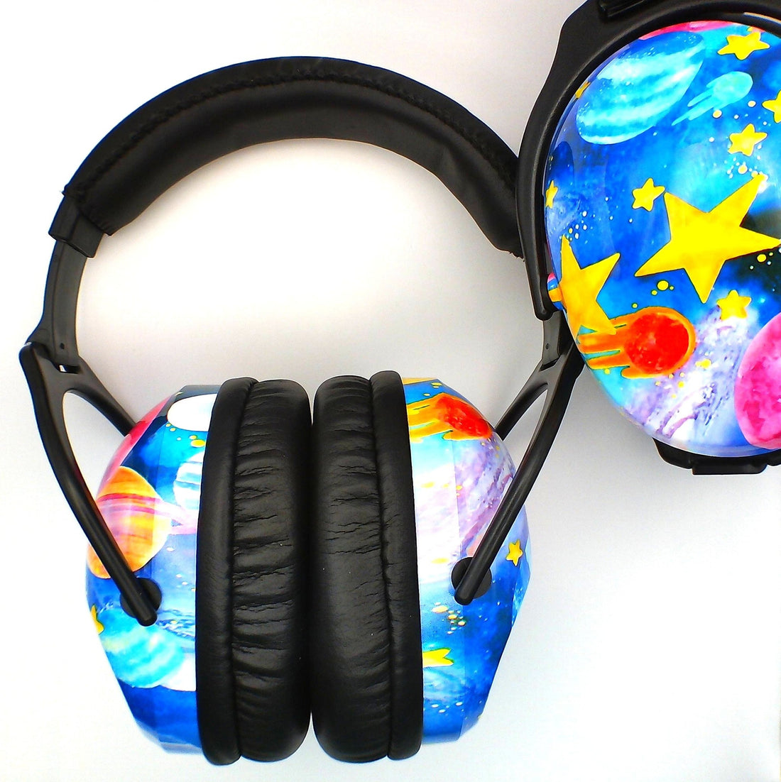 Patterned Noise Reducing Headphones - Planets - SK71819529