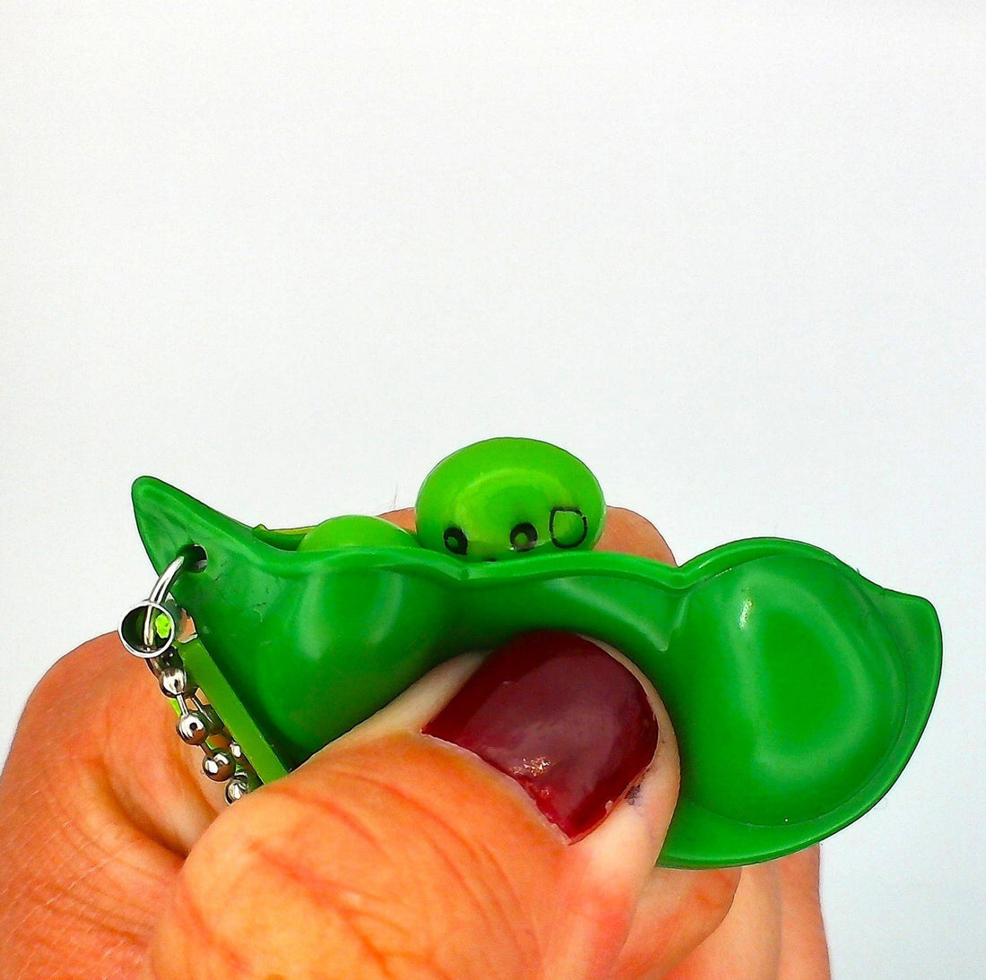 Peapod or Peanut Fidget Keyring - SK42522301
