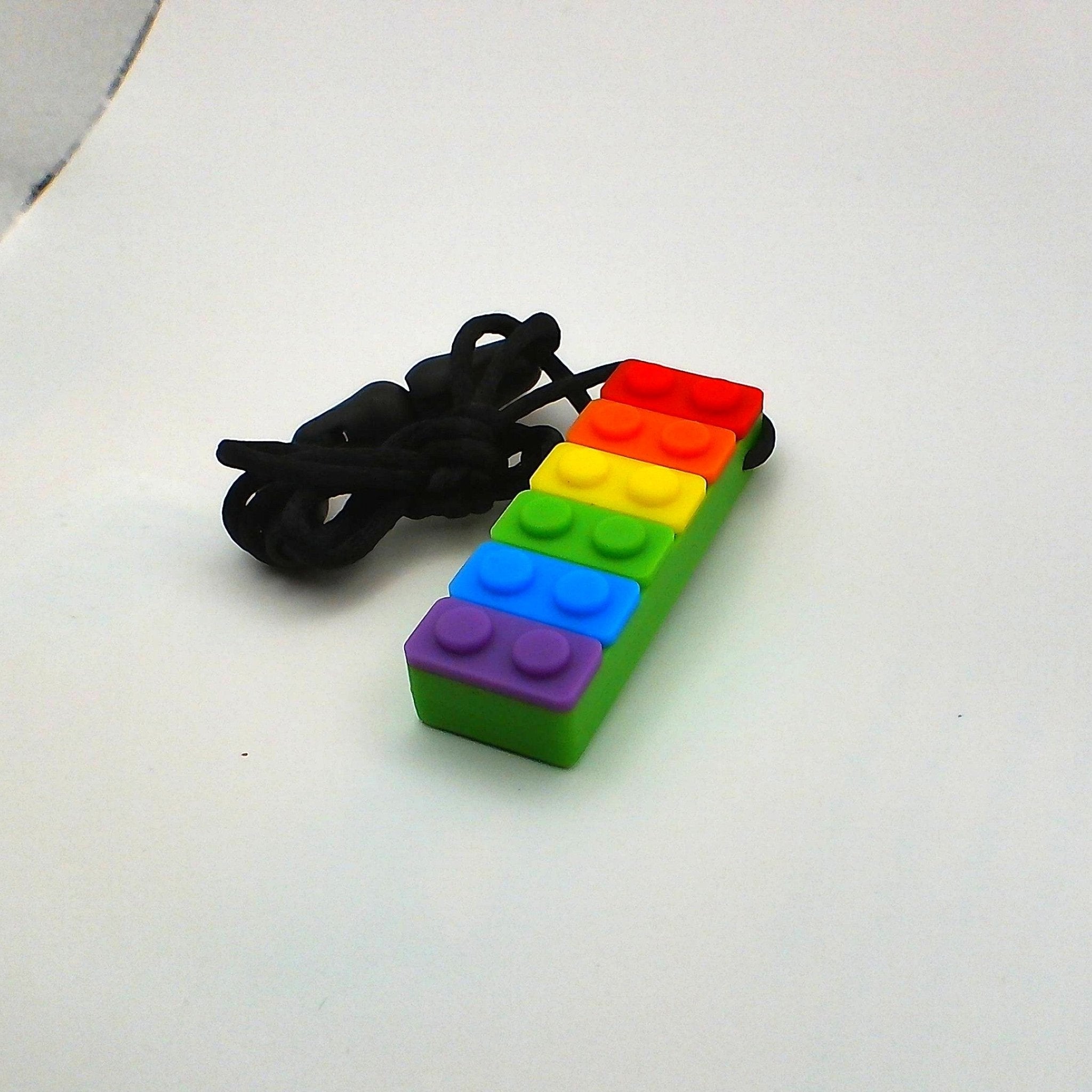Rainbow Brick Chew Necklace - SK75186022