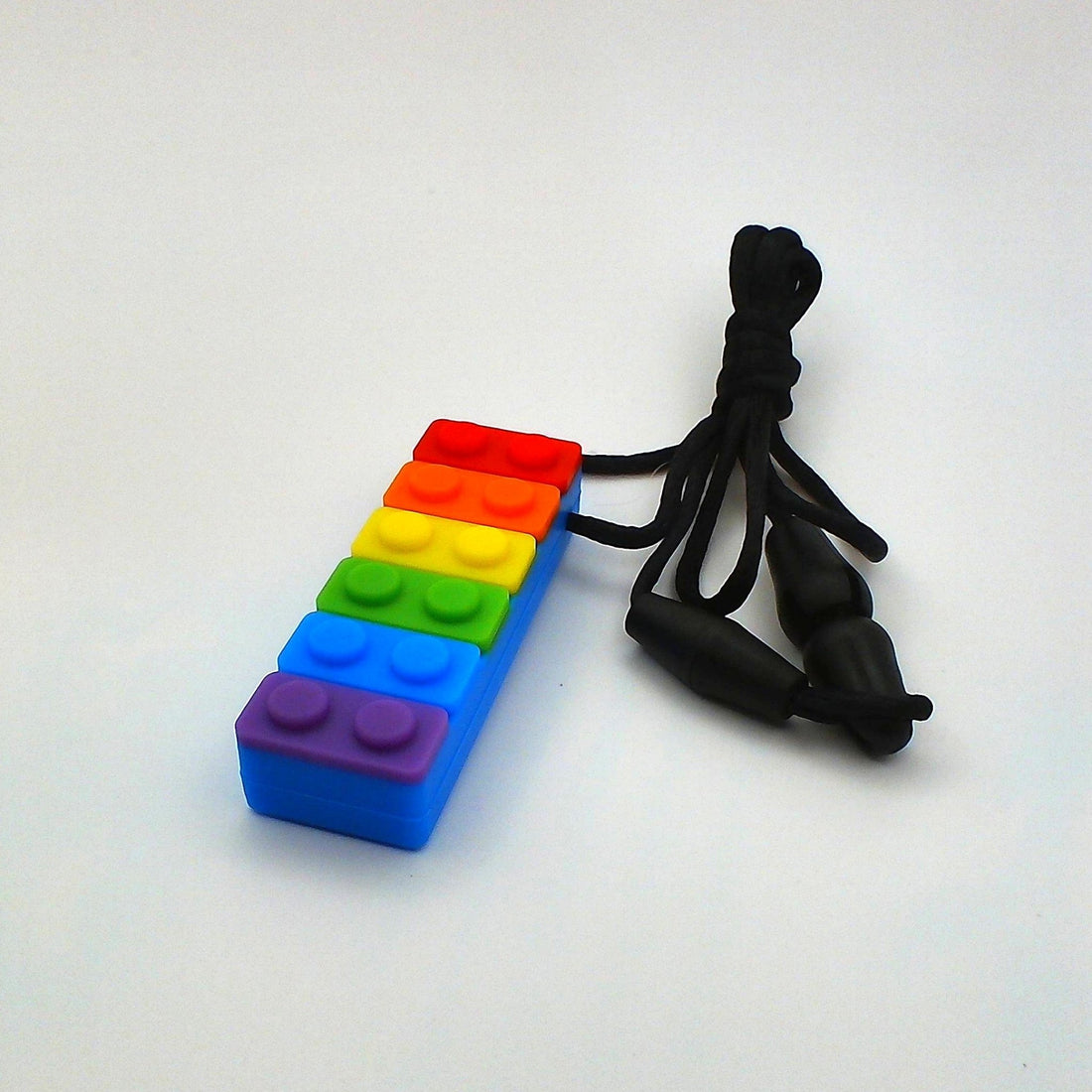 Rainbow Brick Chew Necklace - SK43716854