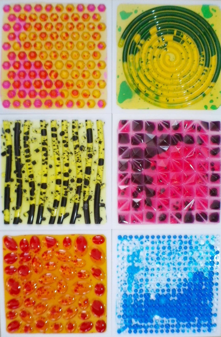 Sensory Liquid Tiles - 6 Pack - 