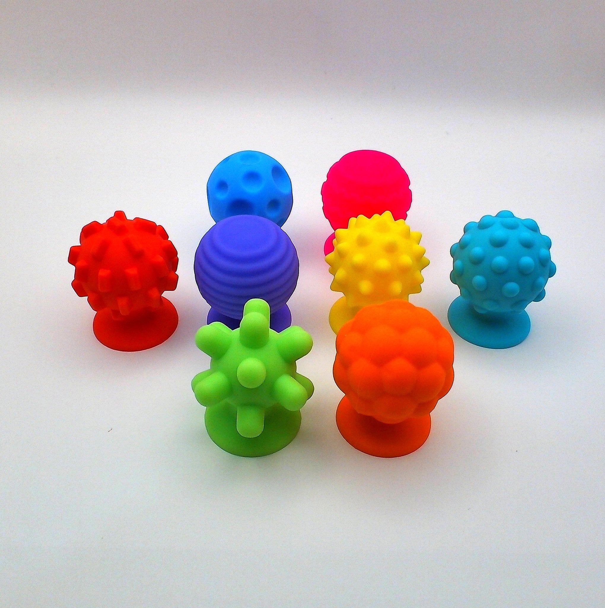 Suction Cup Sensory Balls - Set of 8 - SK87387602
