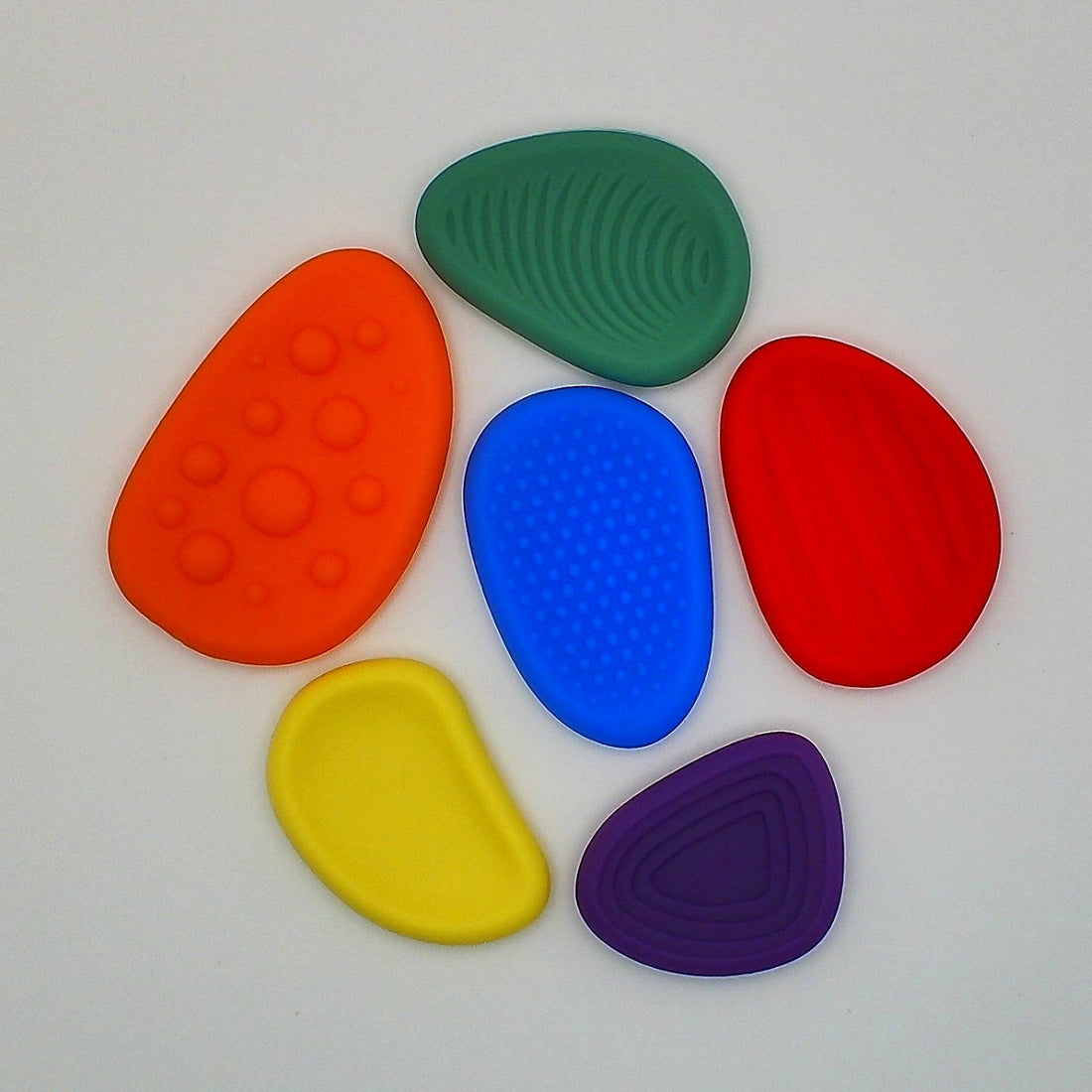 Textured Worry Stones - Set of 6 - SK34971512